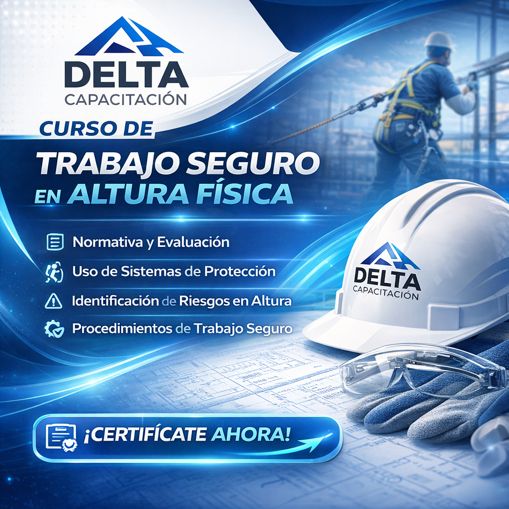 Seguridad y Prevención de Riesgos en Trabajo en Altura 20 horas