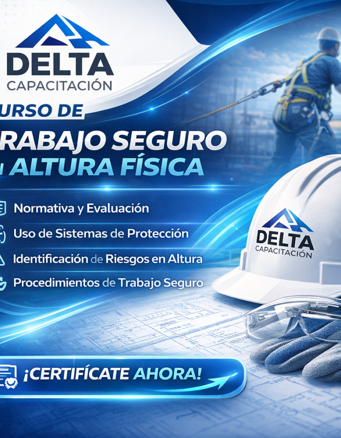 Seguridad y Prevención de Riesgos en Trabajo en Altura 20 horas